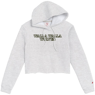 1636 Ladies Cropped Hood | Ash