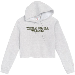 1636 Ladies Cropped Hood | Ash
