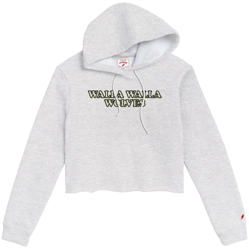 1636 Ladies Cropped Hood | Ash