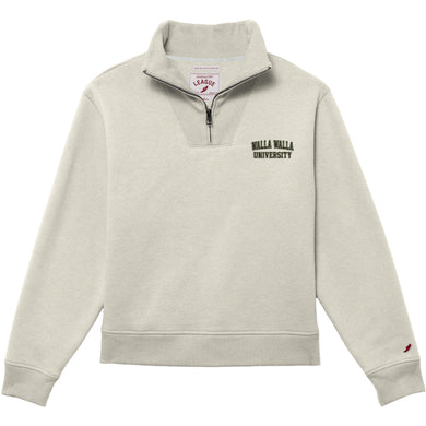 Ladies 1991 Brushes 1/4 Zip | Oatmeal