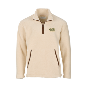 Men's Everest Fleece Pullover, Natural/Chocolate