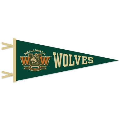 12 x 30 Flock Plus Pennant, Green