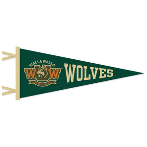 12 x 30 Flock Plus Pennant, Green