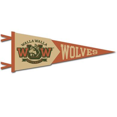 12 X 32 Two-Piece Flock Plus Pennant | Red