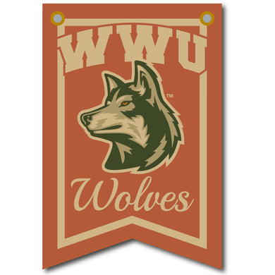 12 X 18 Dovetail Athletic Banner| Red