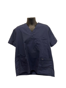 Men's WWU Nursing Scrub Top Landau Navy (7489)