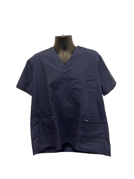 Men's WWU Nursing Scrub Top Landau Navy (7489)