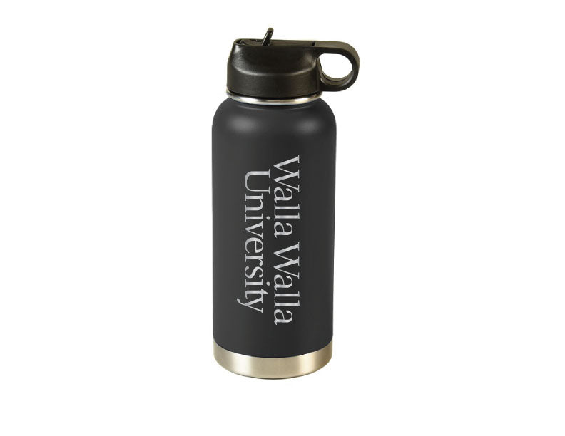 32oz. Stainless Steel Water Bottle, Black