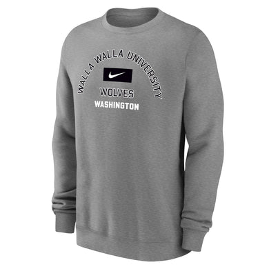 Club Fleece PO Crew | Dk Grey Heather