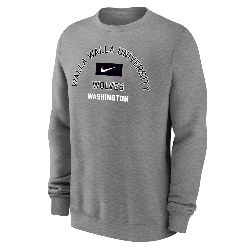 Club Fleece PO Crew | Dk Grey Heather