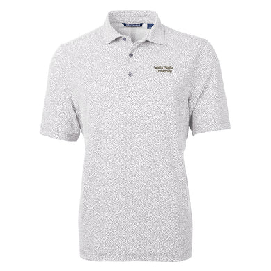 Virtue Eco Pique Botanical  Recycled Men's Polo, Polished Grey