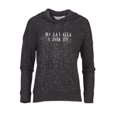 Ladies Cuddle Hoodie, Black Heather