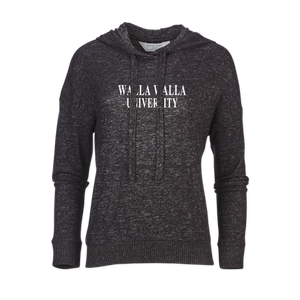 Ladies Cuddle Hoodie, Black Heather