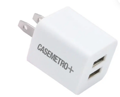 Dual USB-A Wall Charger - White (SDUSBDLW)