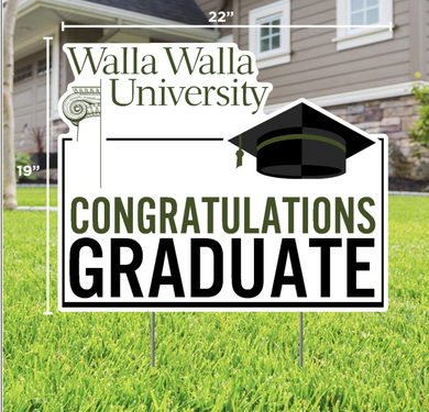 Graduation Yard Sign, Congratulations Graduate