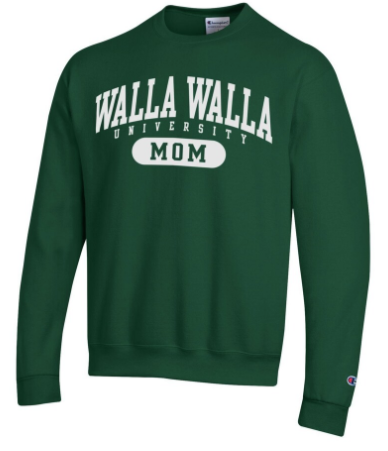 WWU Mom Crewneck Sweatshirt by Champion, Green