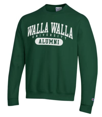 WWU Alumni Crewneck Sweatshirt by Champion, Green