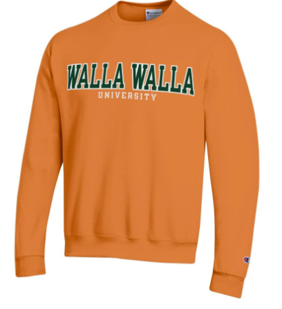 WWU Crew Sweatshirt Champion, Orange