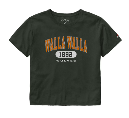 WWU Clothesline Crop T-shirt League, Green