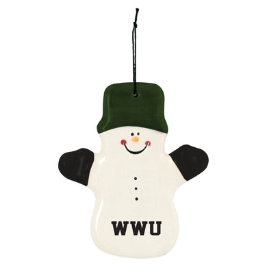 Claude the Snowman Ornament | Dark Green