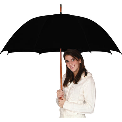 Eagle Wood Shaft Umbrella | Black